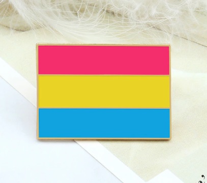 PIN/BROCHE BANDERA PANSEXUAL