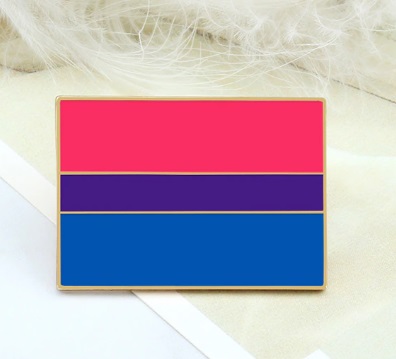 PIN/BROCHE BANDERA BISEXUAL