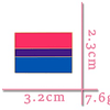 PIN/BROCHE BANDERA BISEXUAL