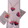 SET ACCESORIOS CORAZON BISEXUAL