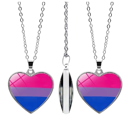 COLLAR BISEXUAL HEART