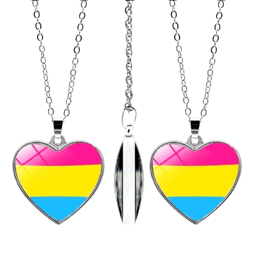 COLLAR PANSEXUAL HEART