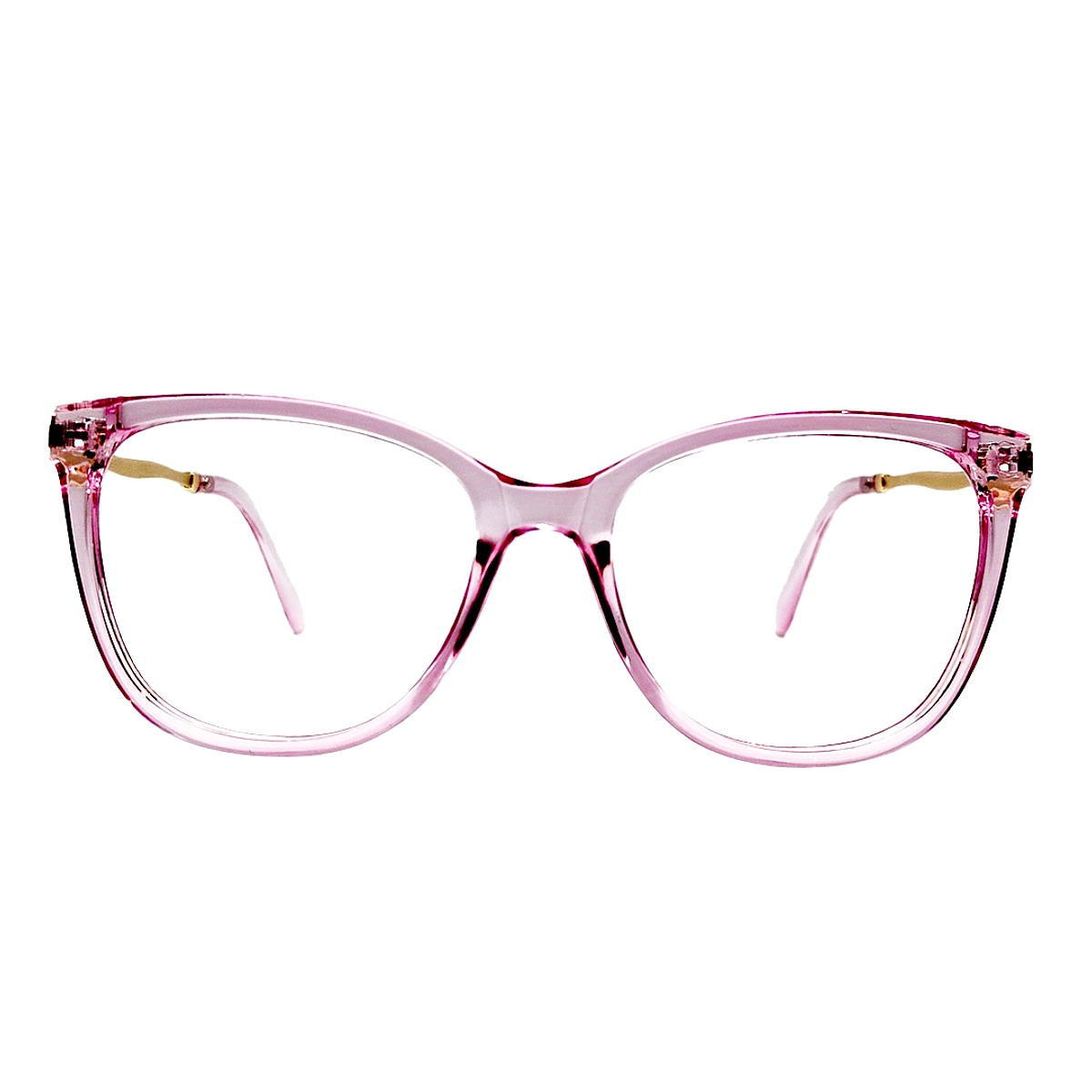 Gafas rosa en acetato agatadas para mujer