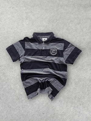 Bison Polo Rayas (M)