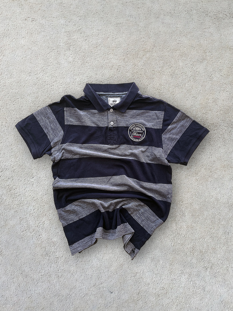 Bison Polo Rayas (M) 1