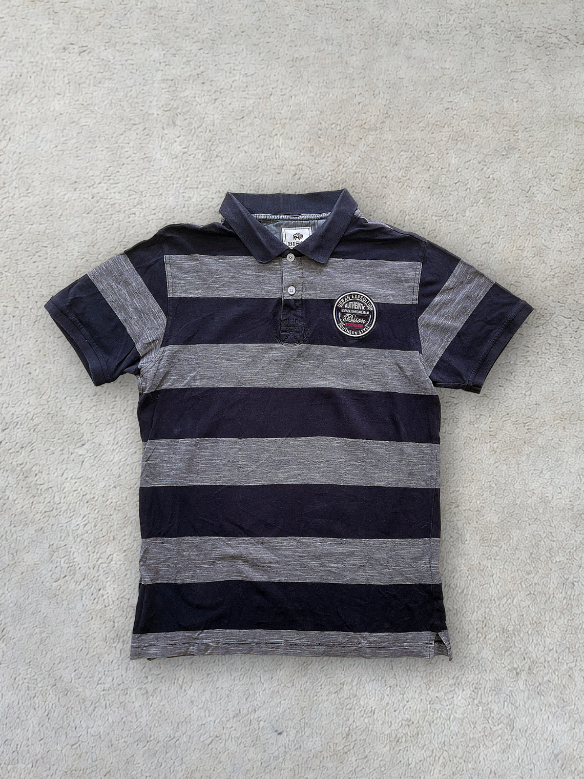 Bison Polo Rayas (M) 4