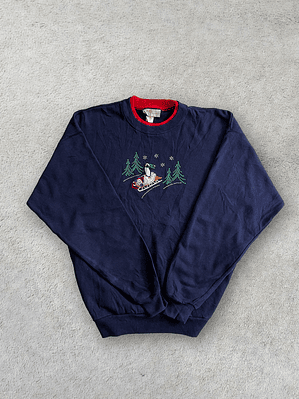 Vintage M&C Snowman Sudadera (XL)