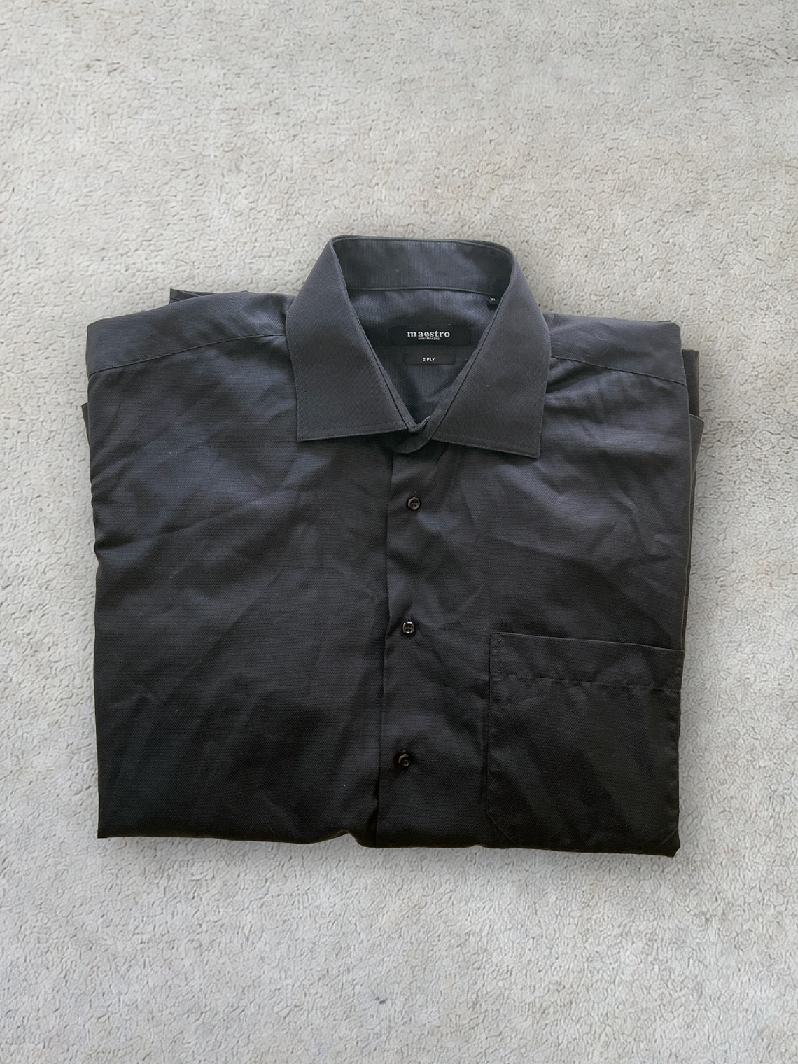 Camisa Maestro Negra (XL) 1