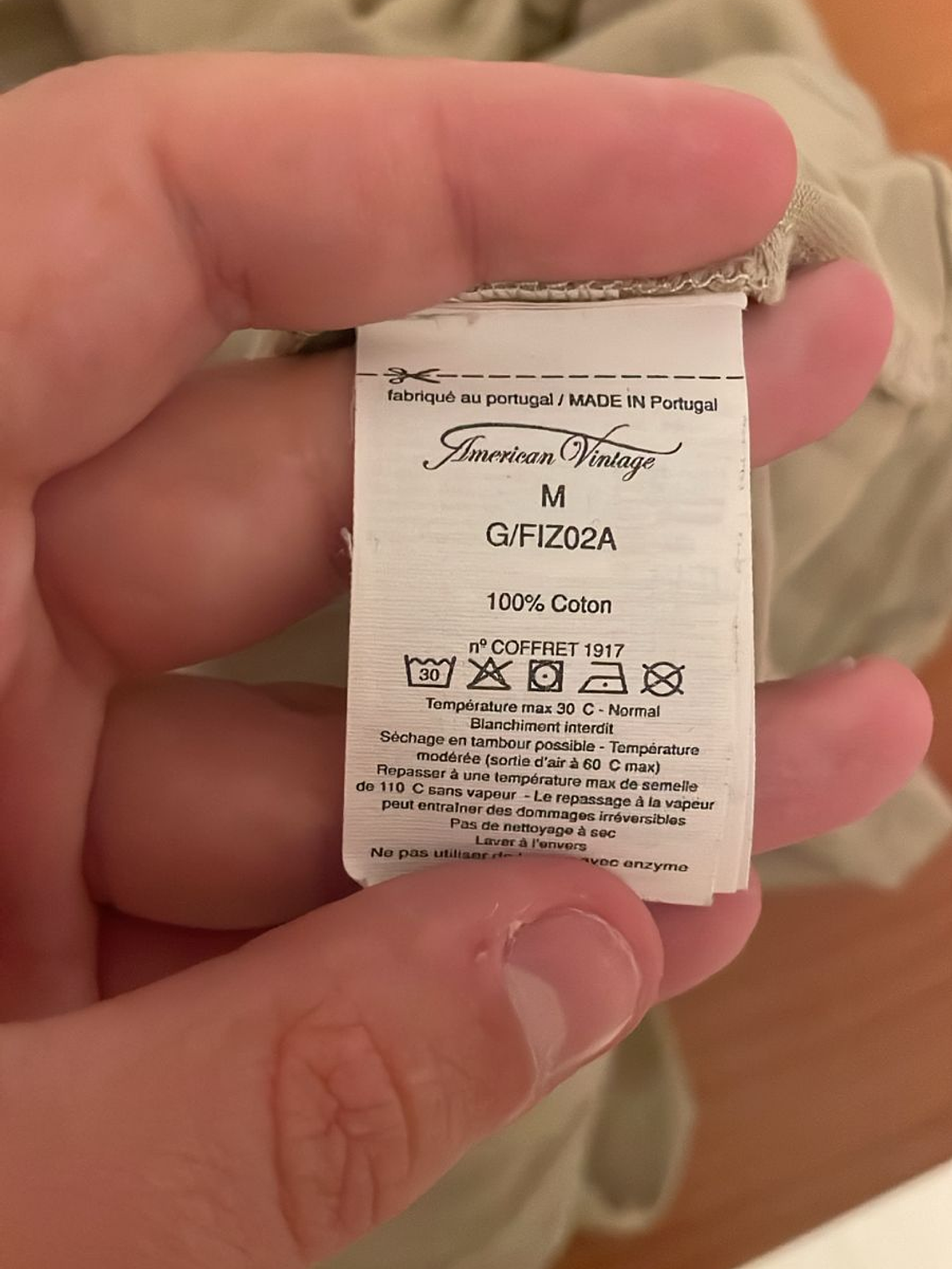 American Vintage Camiseta (M) 3