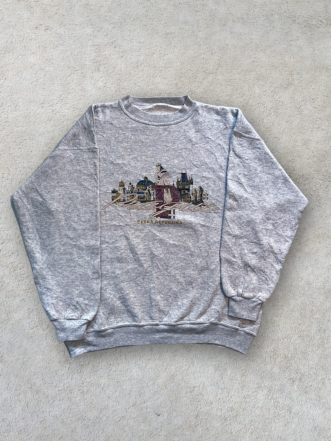 Vintage Prague Czech Republic Sudadera (L) 1