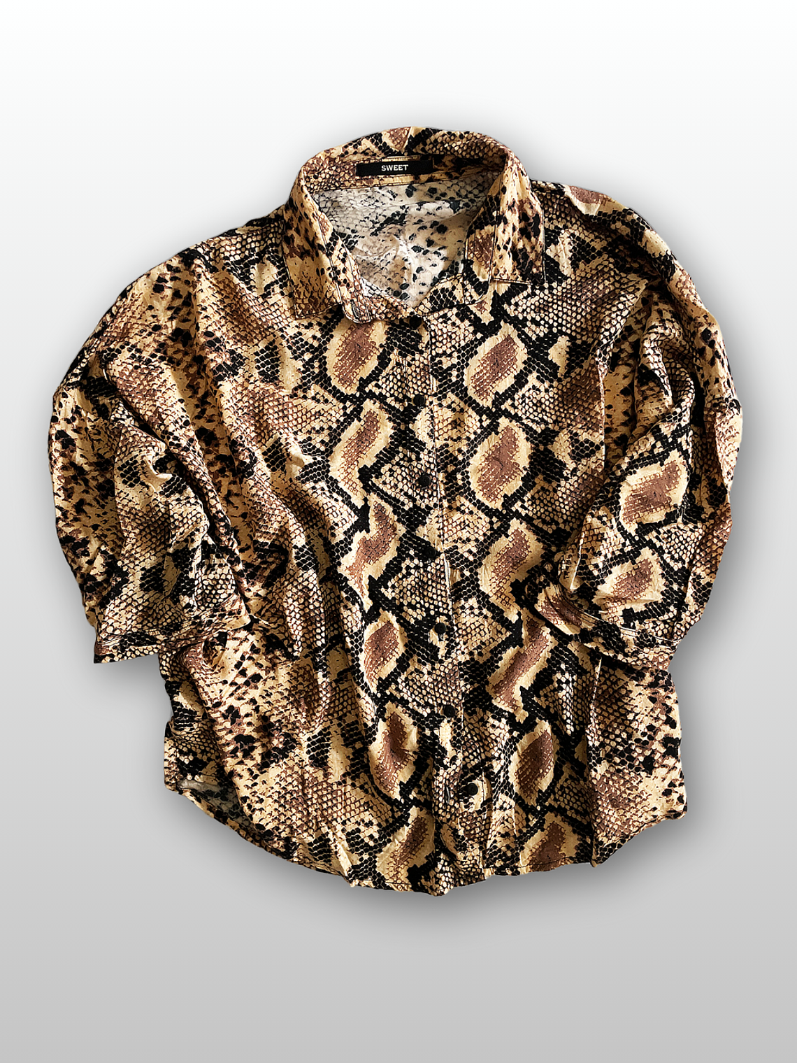 Vintage Camisa Reptil (M) 1