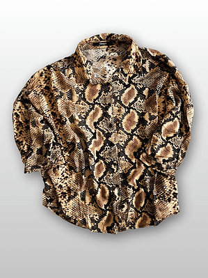Vintage Camisa Reptil (M)