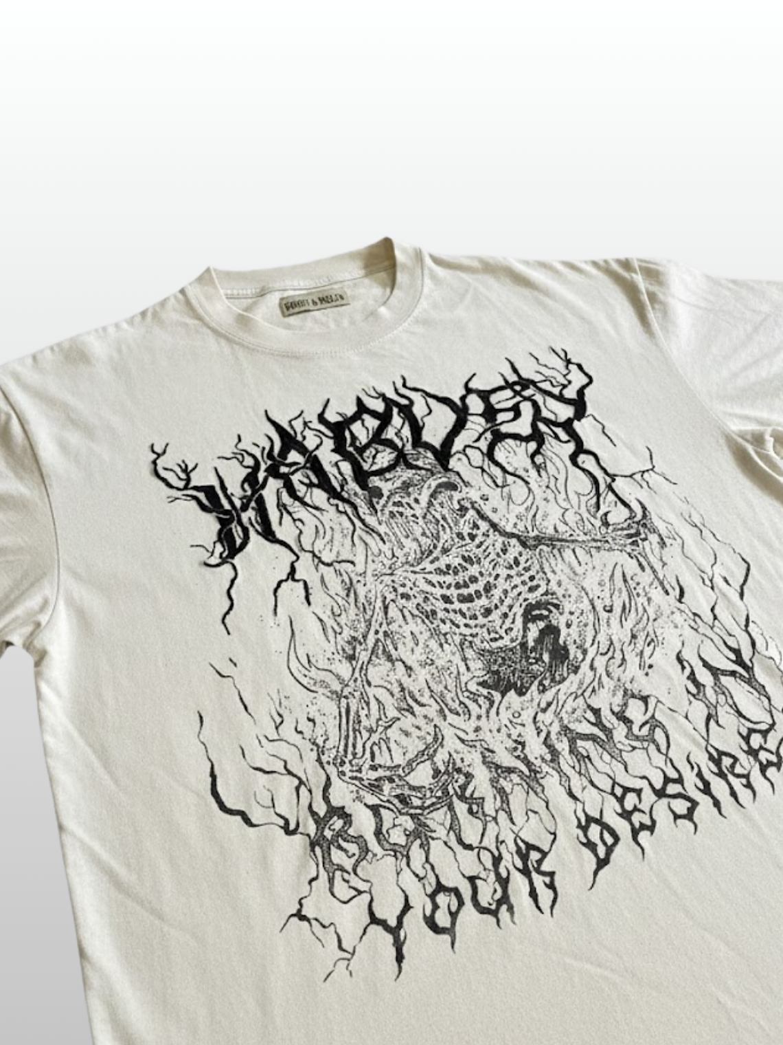 H&W Goth Sudadera Bordada (M oversize) 2