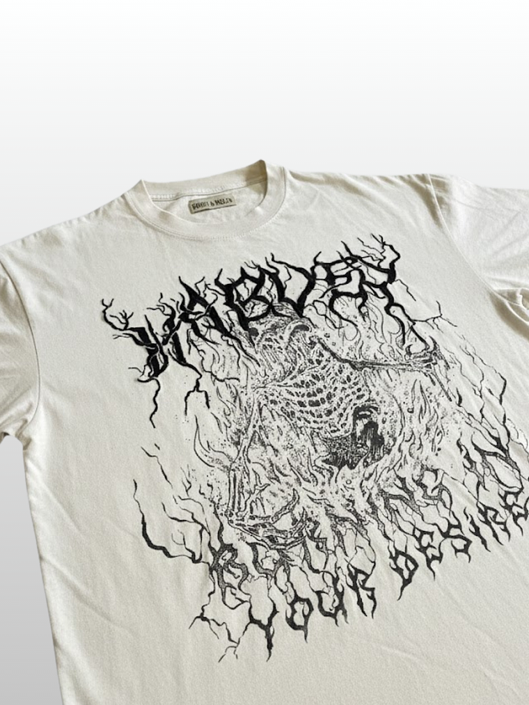 H&W Goth Sudadera Bordada (M oversize) 2