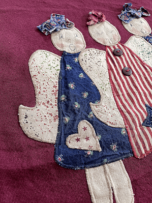 Vintage Sudadera Grandmacore Angeles (M)