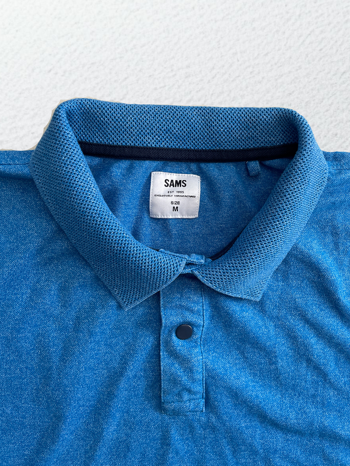 SAMS Pique Polo Azul (M) 2