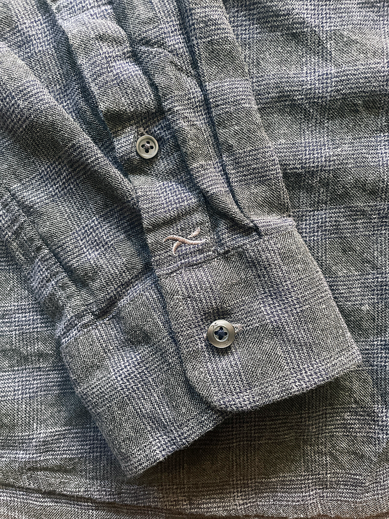 Camisa Brax Gris Light Flannel (L) 2