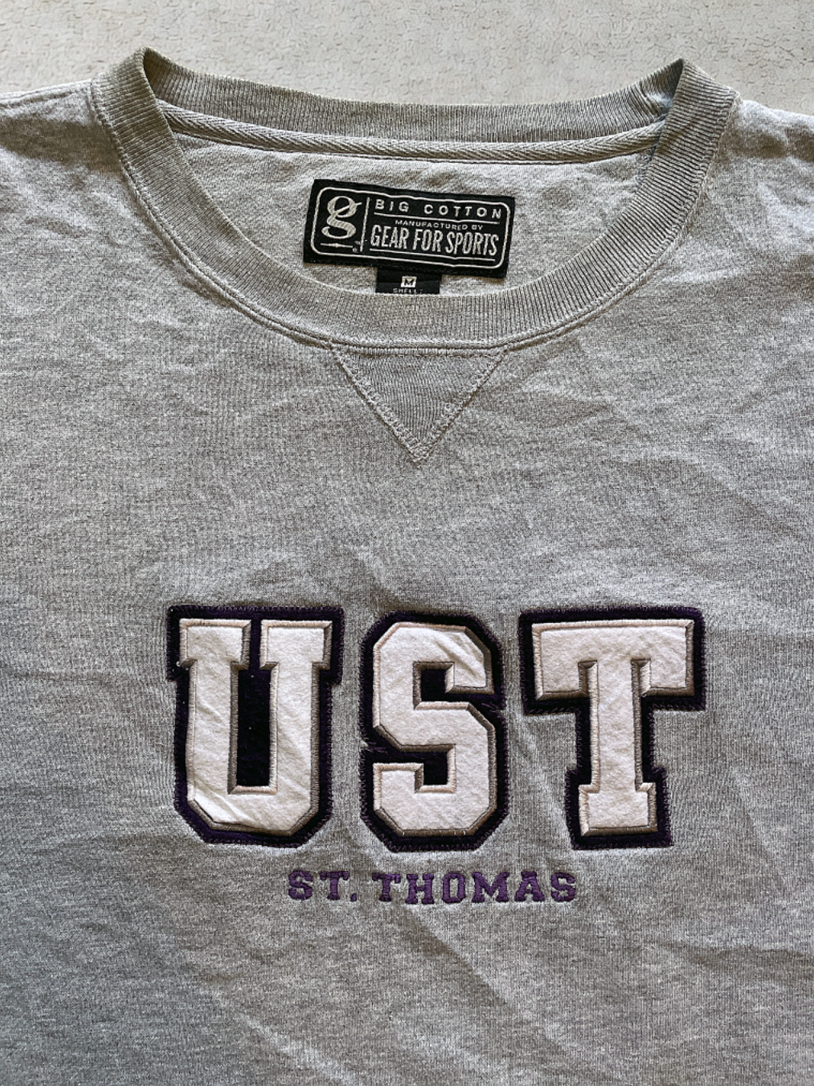 UST ST Thomas Sudadera Gris (M) 2