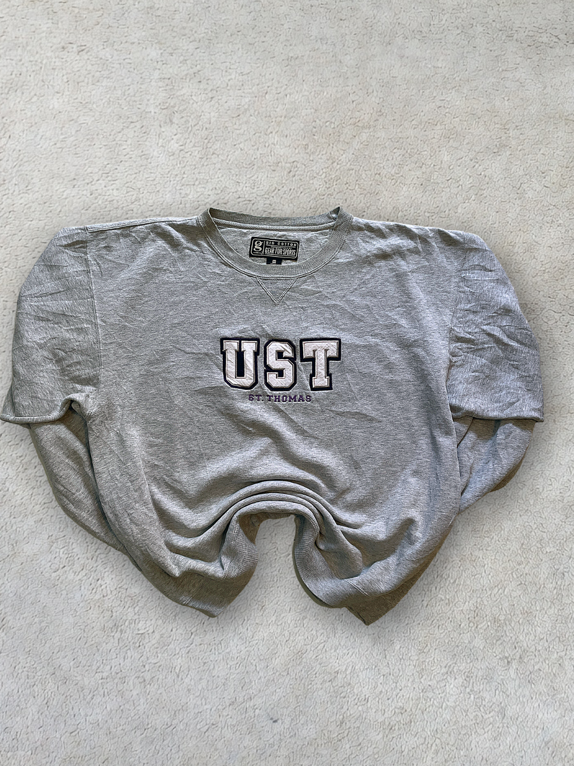 UST ST Thomas Sudadera Gris (M) 1