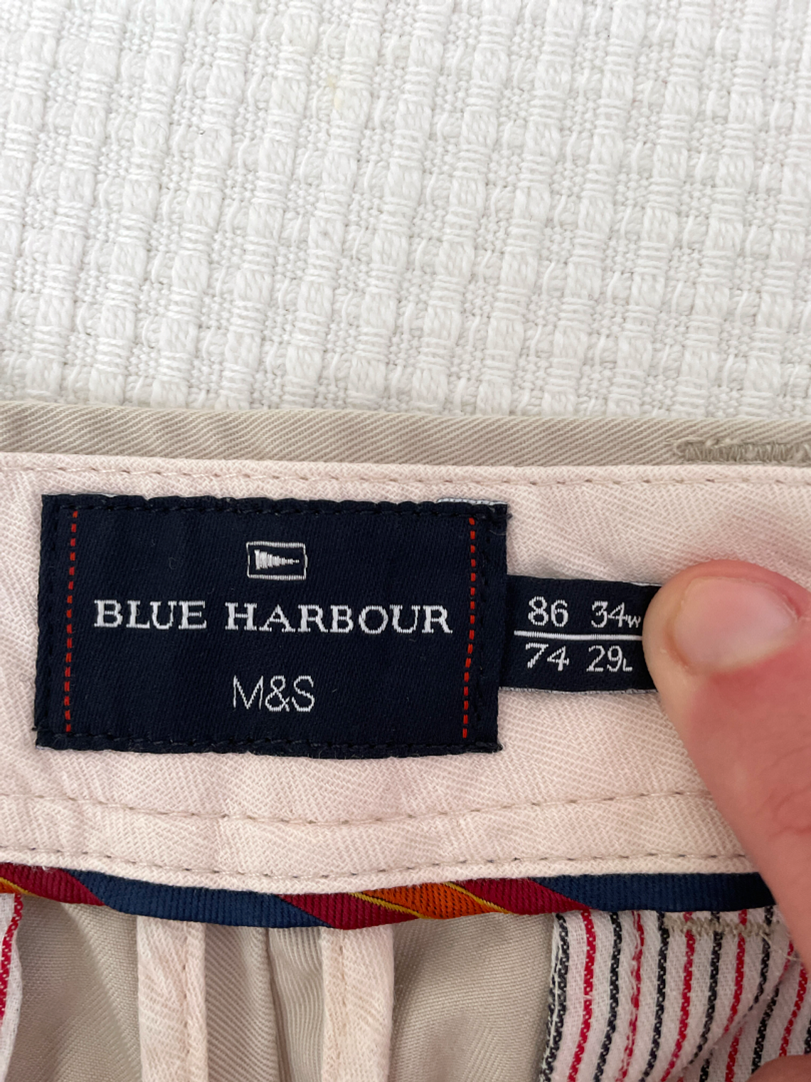 Blue Harbor Chino Pantalones (W34 L29) 6