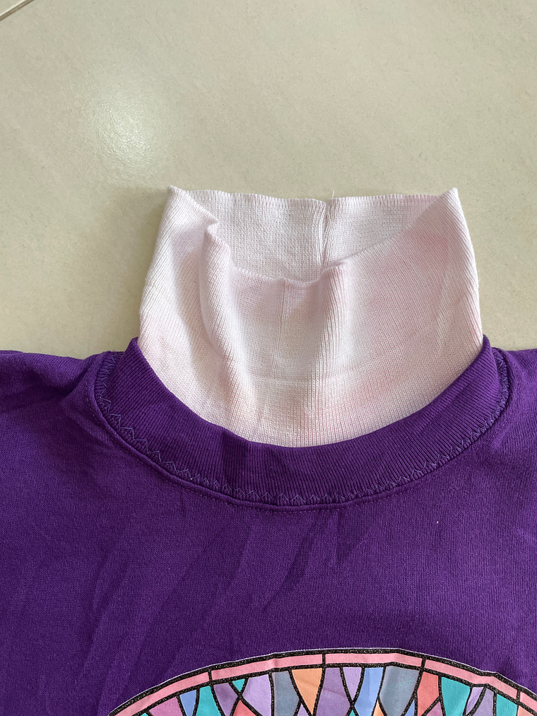 Vintage Sudadera Cuello Largo (L) 2