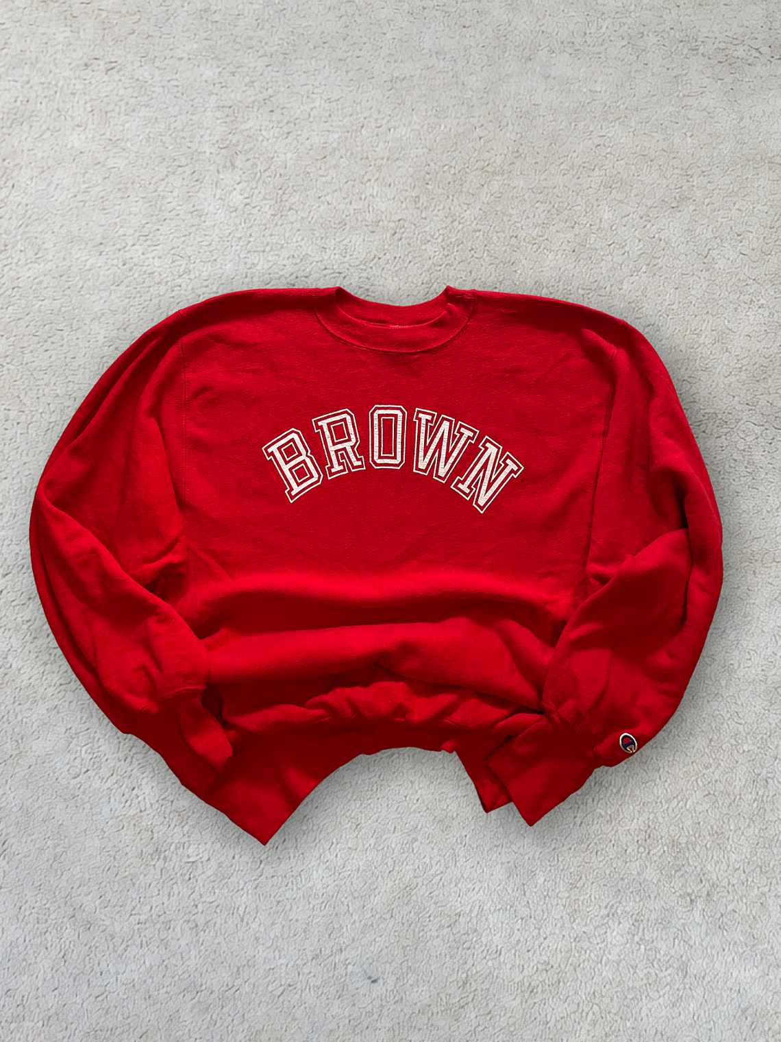 Brown Champion Rojo Sudadera (XXL) 1