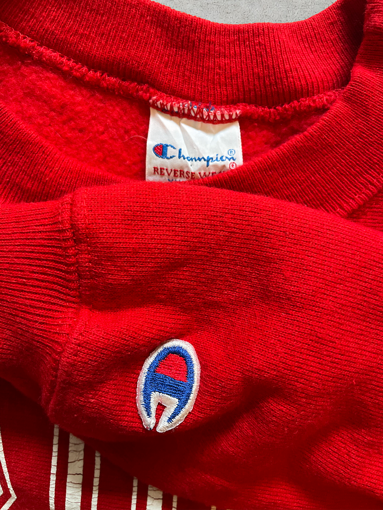 Brown Champion Rojo Sudadera (XXL) 2