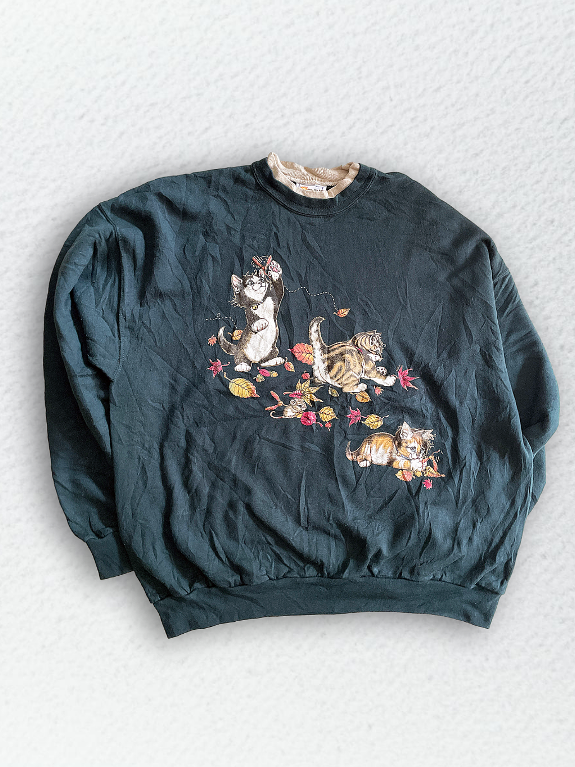 Vintage Gatitos Sudadera Grandma (XL) 1