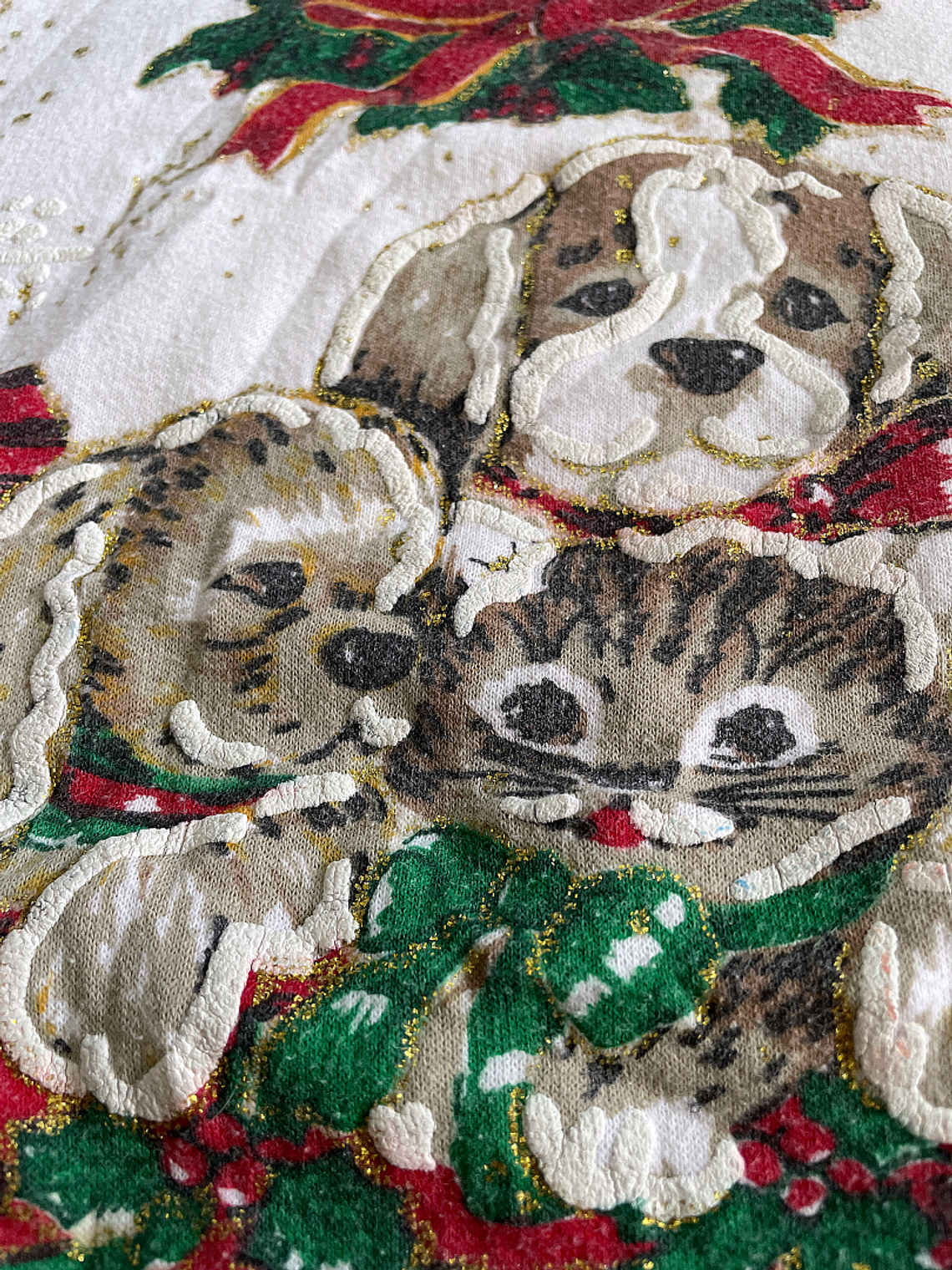 Vintage Navidad Sudadera Grandma (M) 2