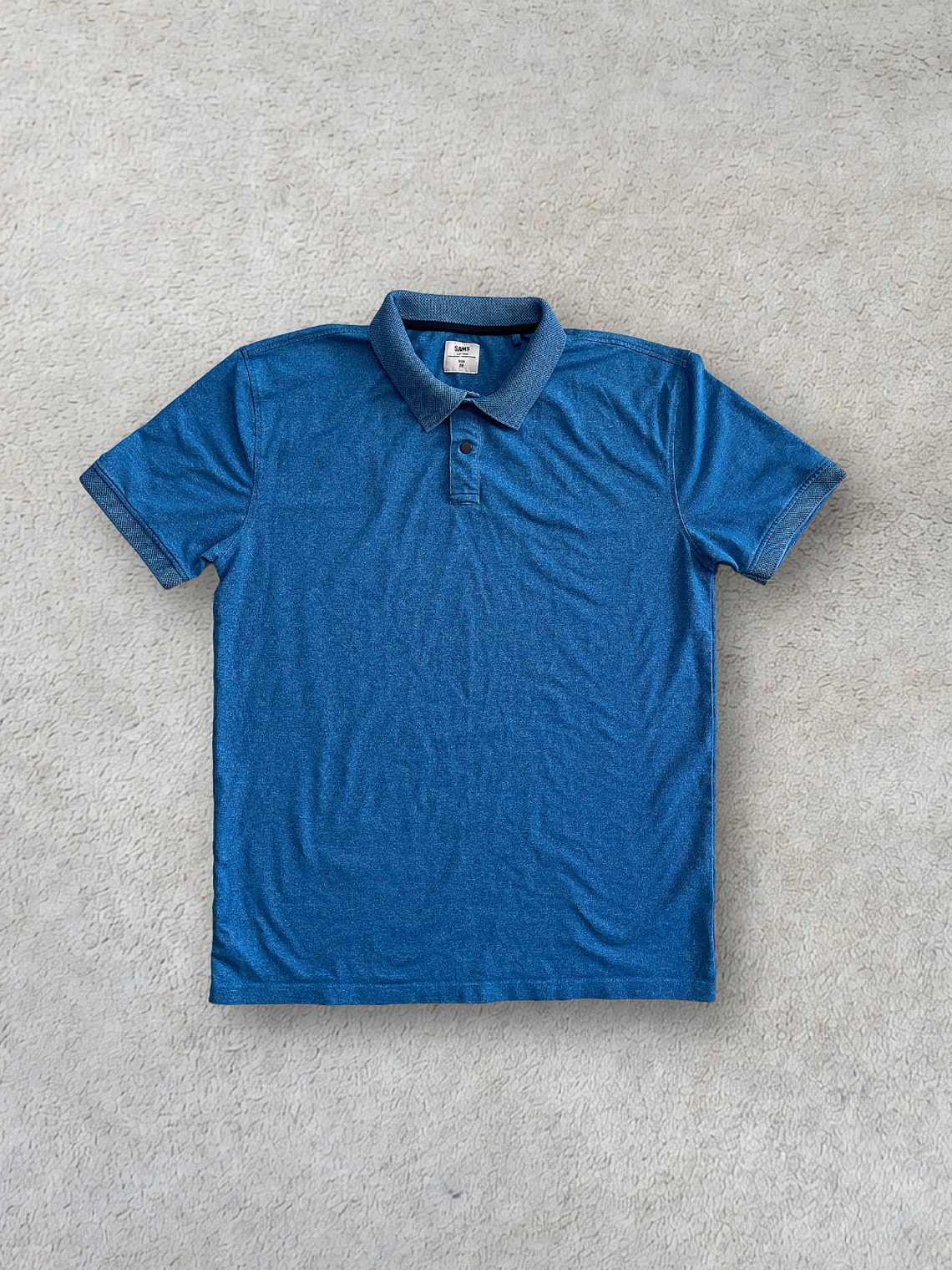 SAMS Pique Polo Azul (M) 1