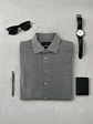 Camisa Vestir Morgan Gris (XL) - Miniatura 1