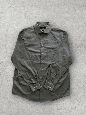 Camisa Vestir Morgan Gris (XL)