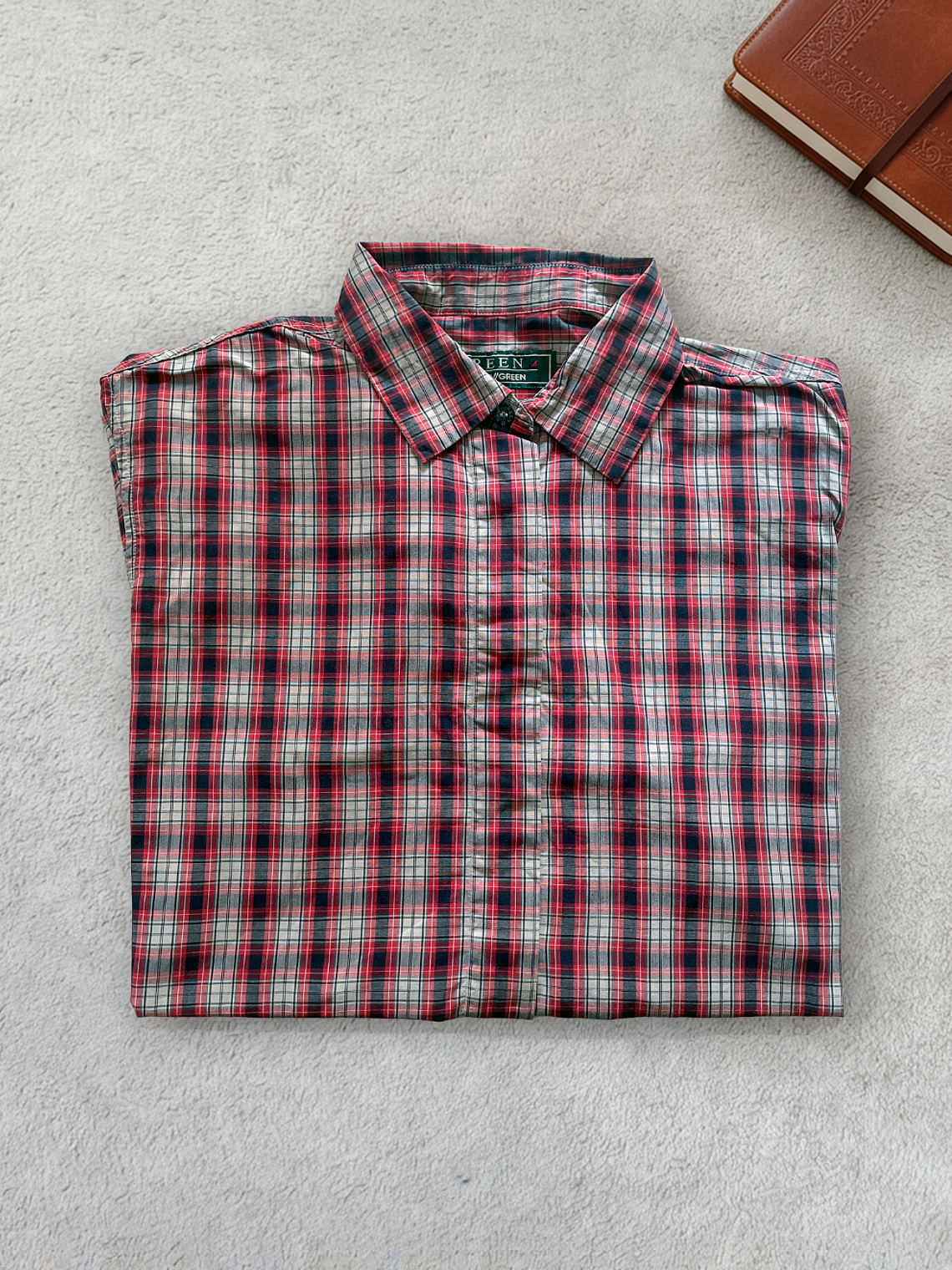 Camisa Manga Corta Red//Green (M) 1