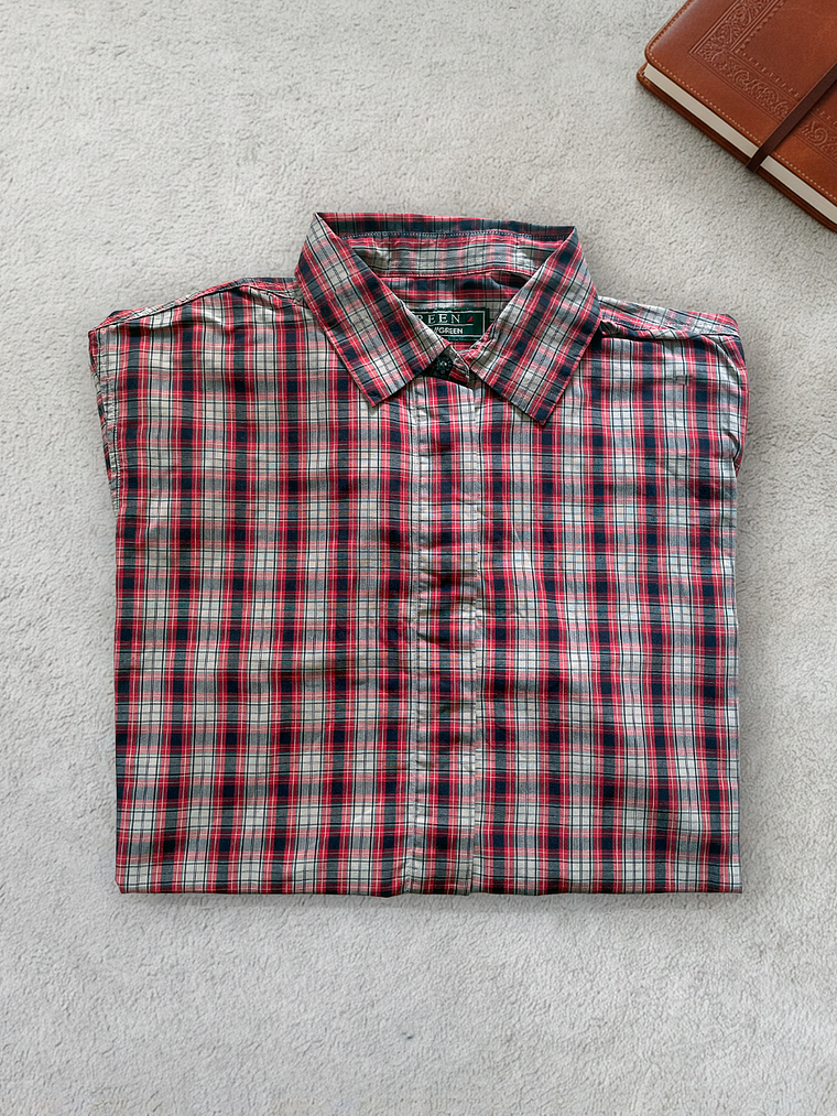 Camisa Manga Corta Red//Green (M) 1
