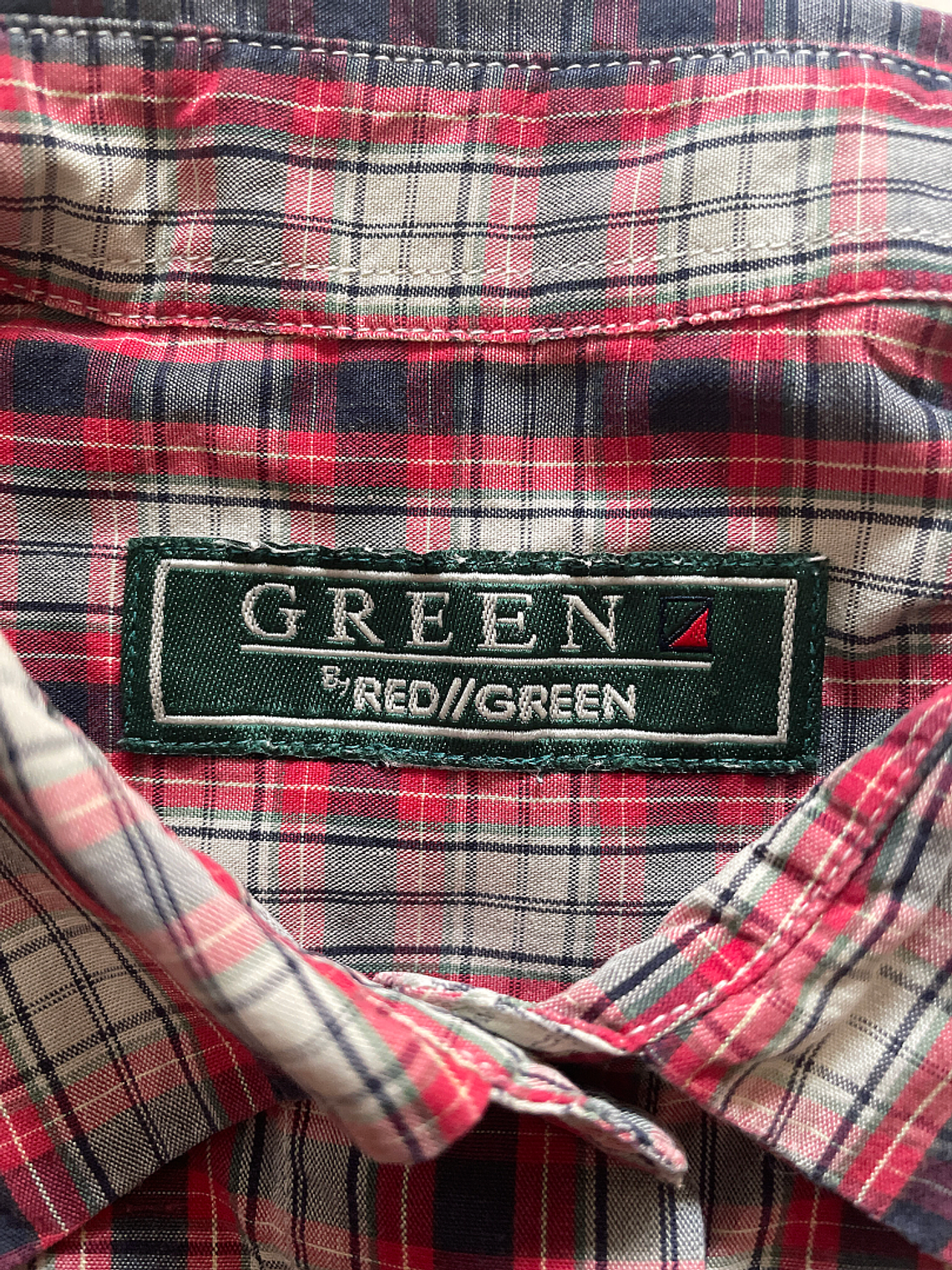Camisa Manga Corta Red//Green (M) 2