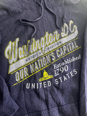 Sudadera Hoodie Washington (XXL)