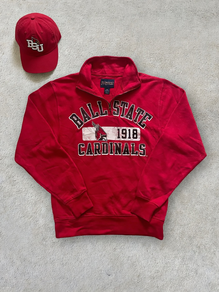 Ball State Quarter Zip (XS) 1