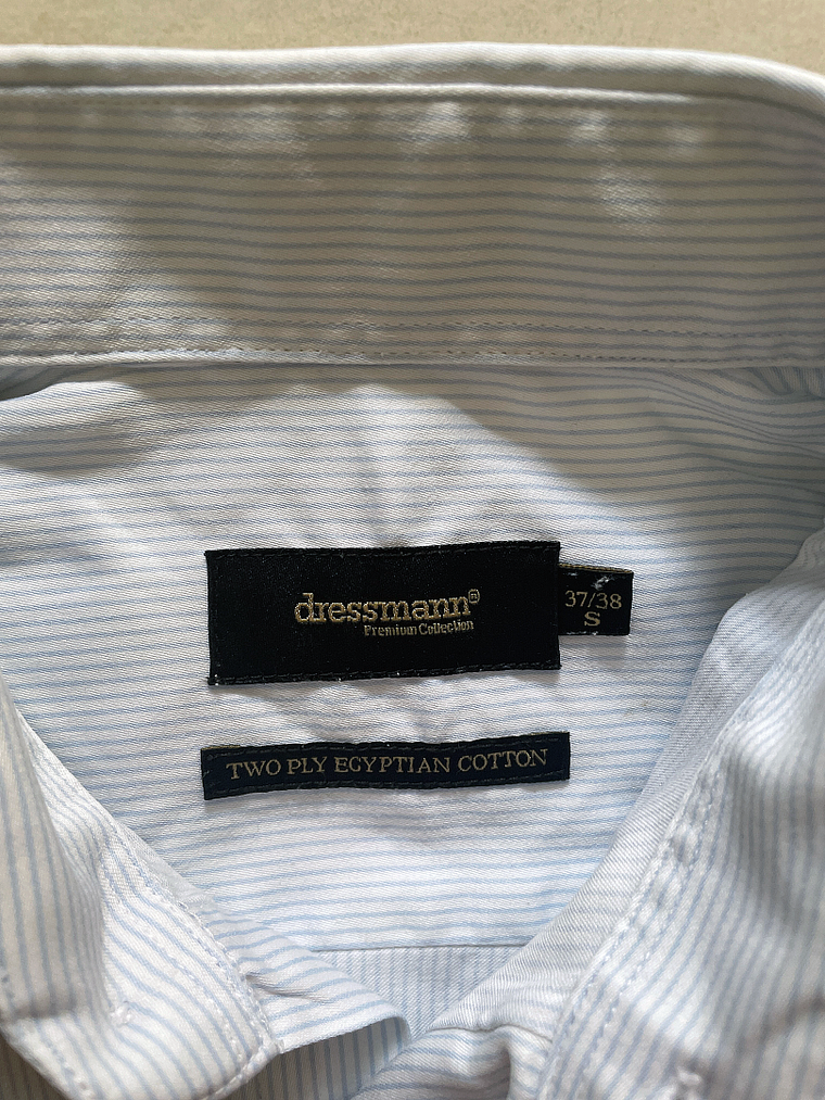 Camisa Dressmann Two Ply Egyptian Cotton (S) 3