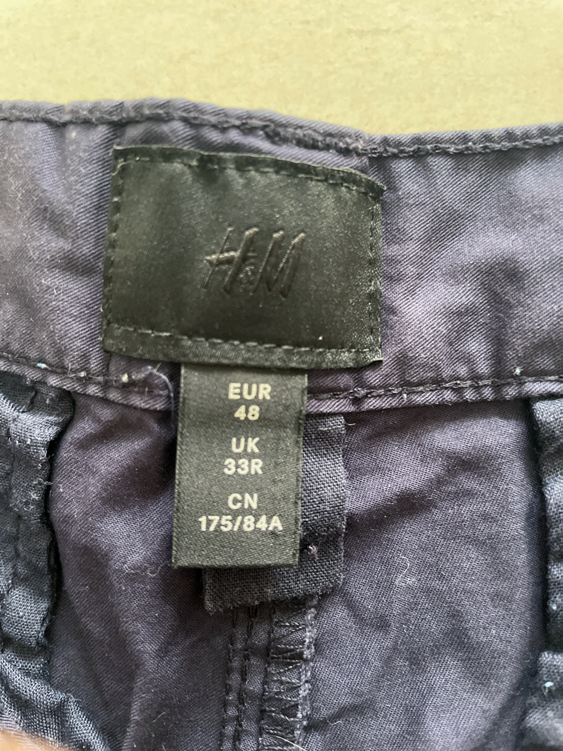 H&M Men's Blue Chino Shorts (L) 3