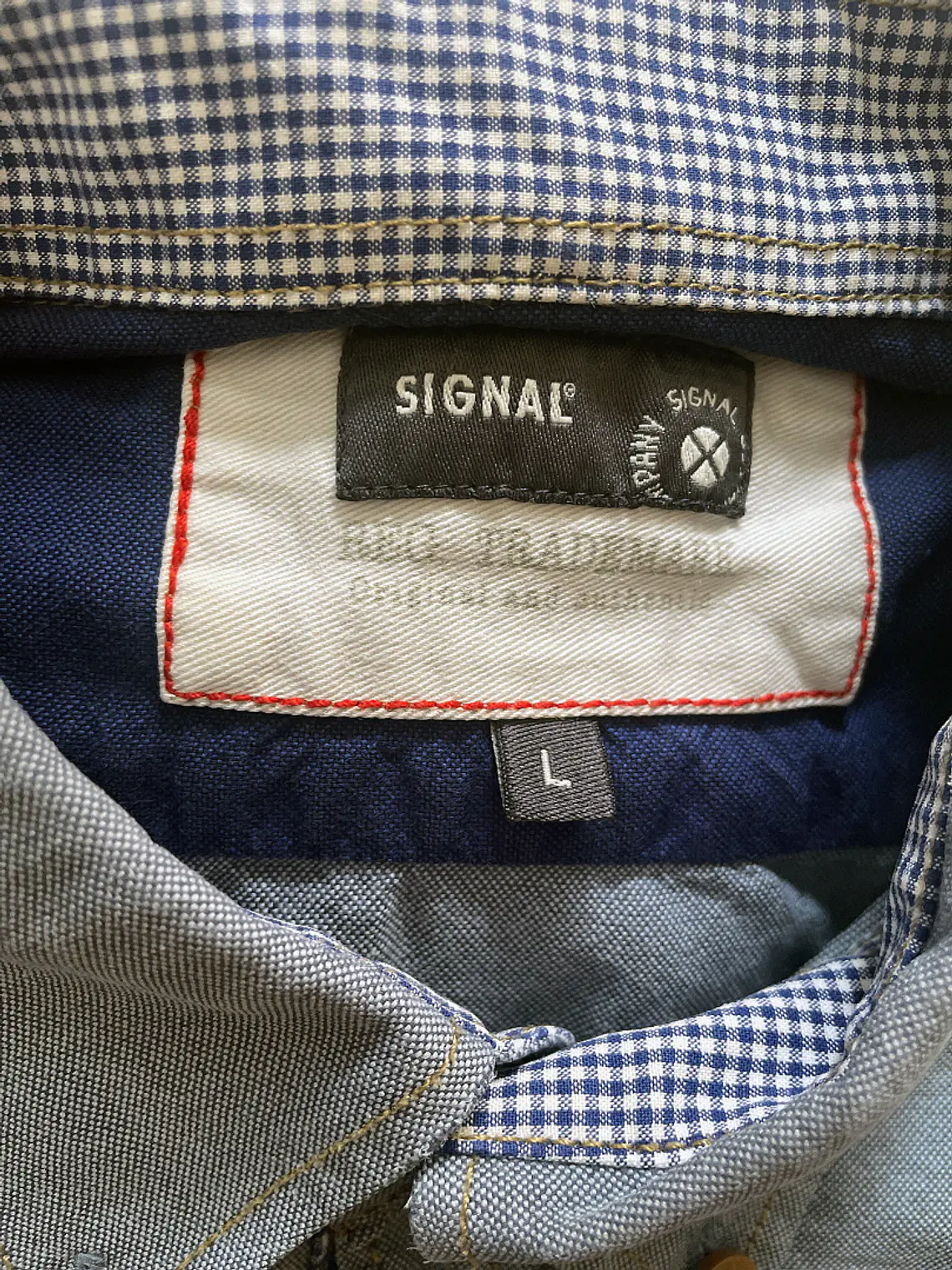 Camisa Gris Azulada Signal (L) 3