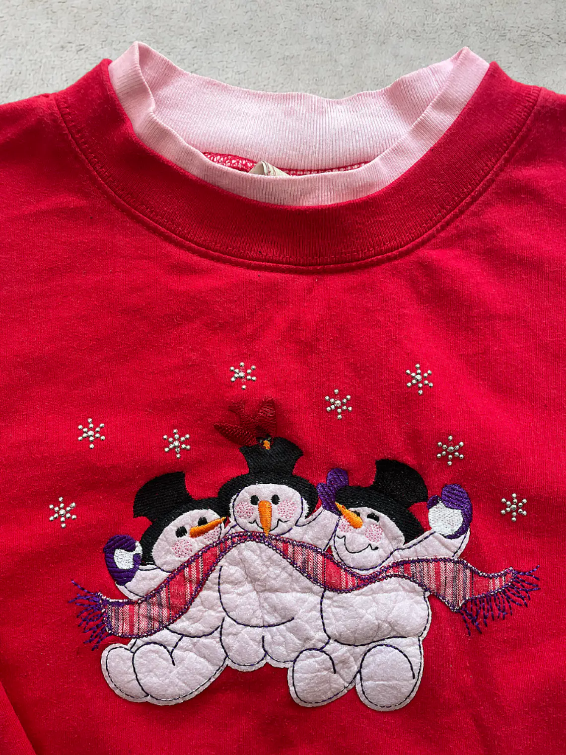 Sudadera Vintage Grandma Snowman (XL) 2