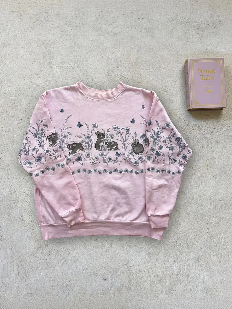 Sudadera Bunnies Vintage 90s (XL Mujer) 1