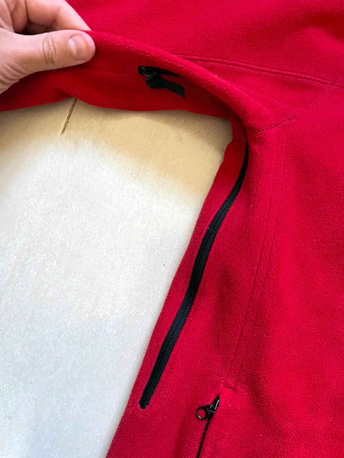 Chaqueta Forro Polar Rojo Quechua (XS/S Mujer) 5