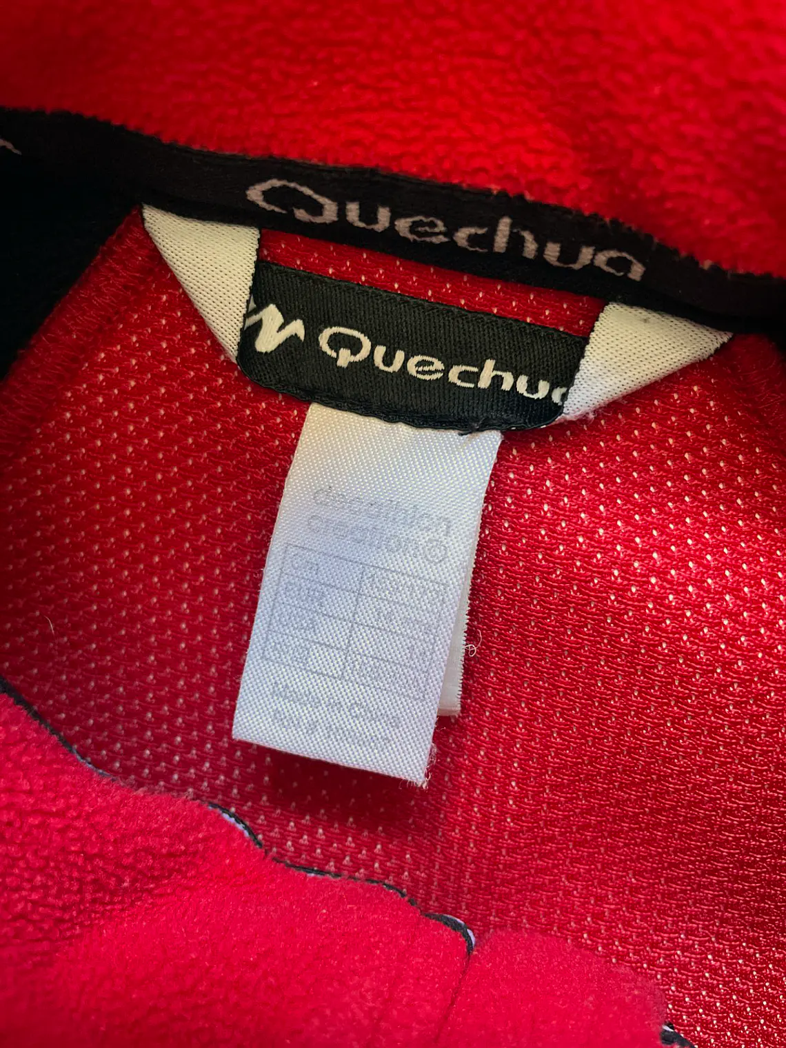 Chaqueta Forro Polar Rojo Quechua (XS/S Mujer) 7