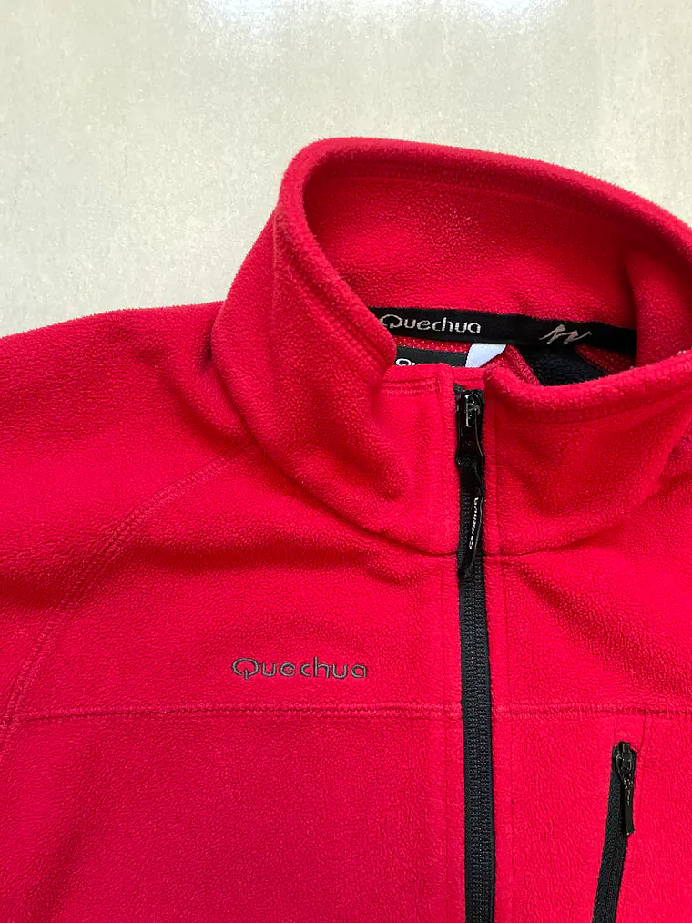 Chaqueta Forro Polar Rojo Quechua (XS/S Mujer) 2