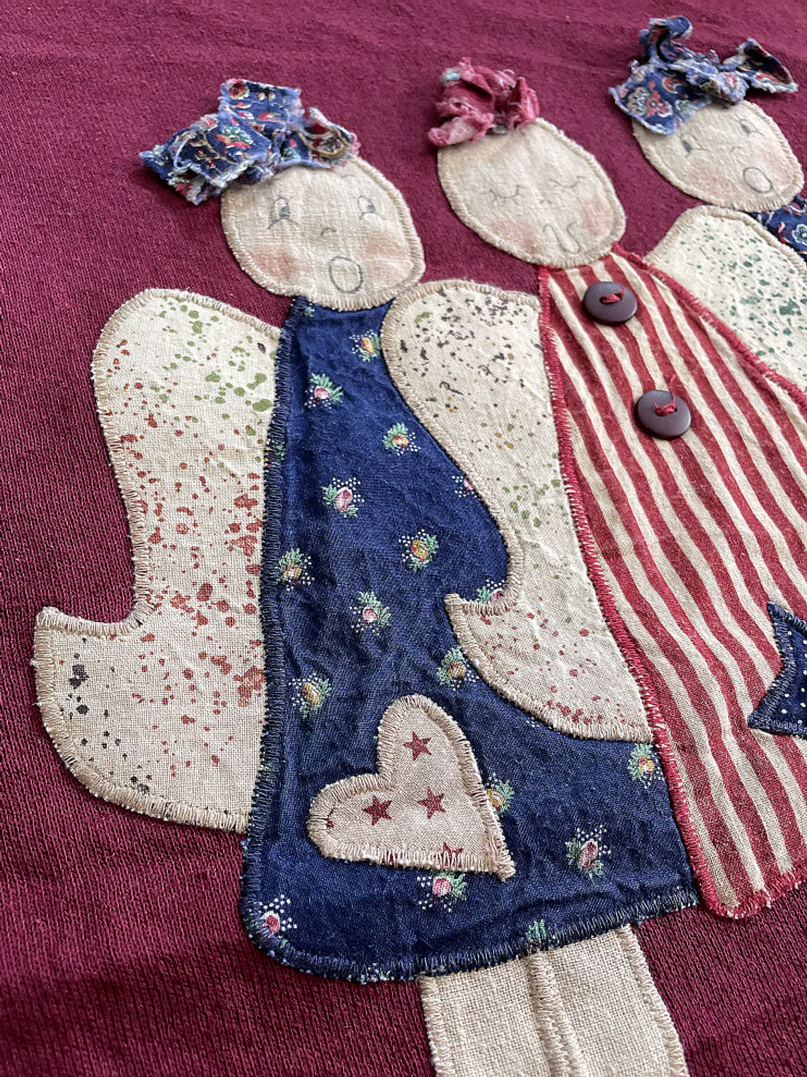 Vintage Grandma Angelitos Sudadera (M) 2