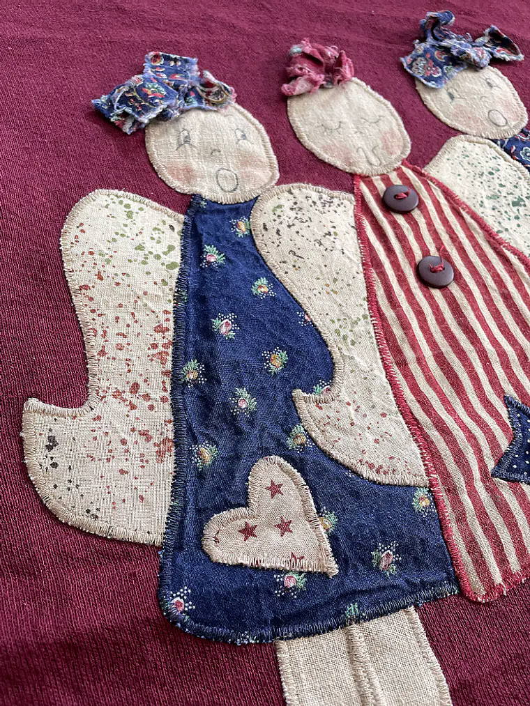 Vintage Grandma Angelitos Sudadera (M) 2