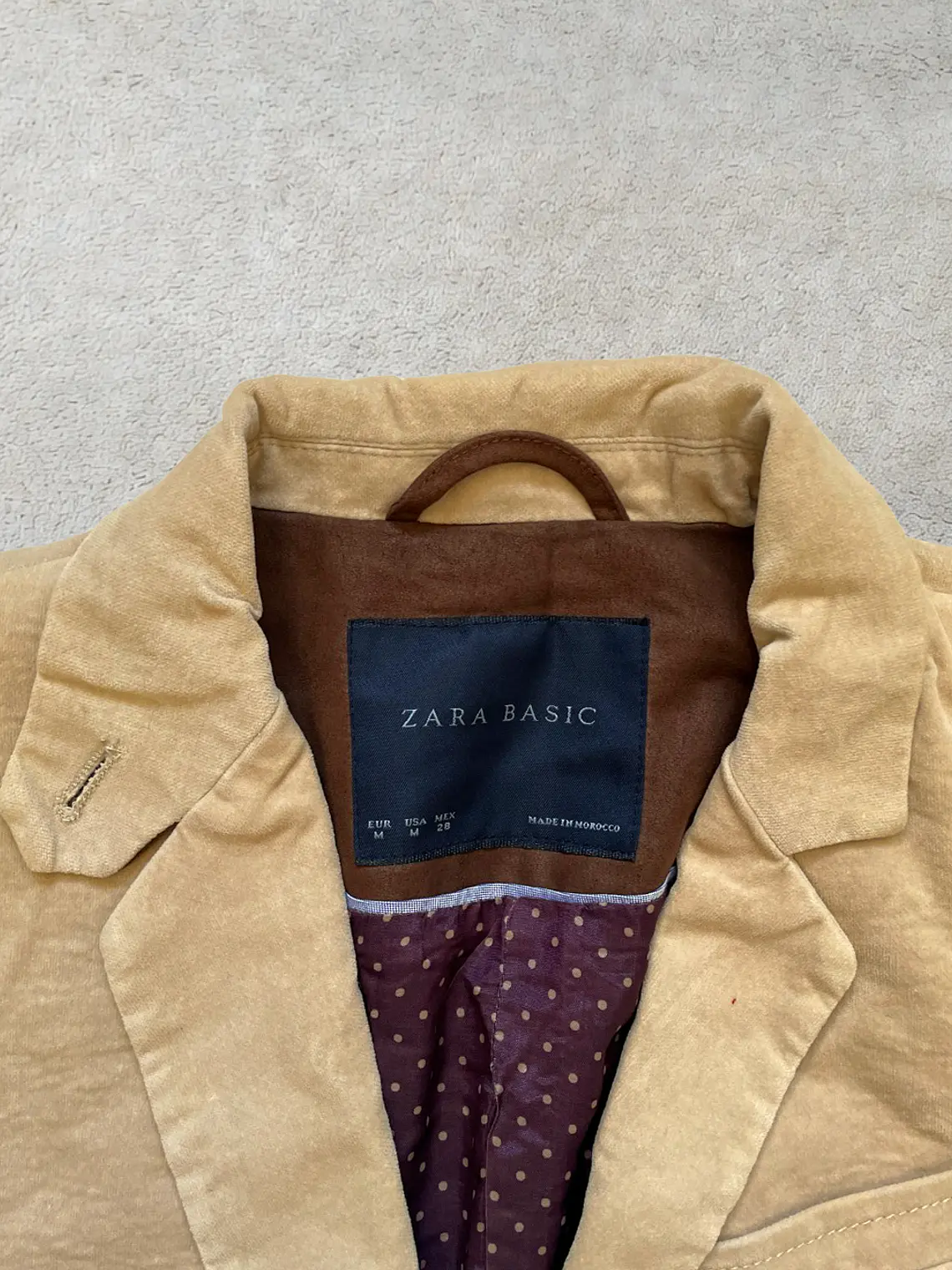 Blazer Zara Beige (M) 3