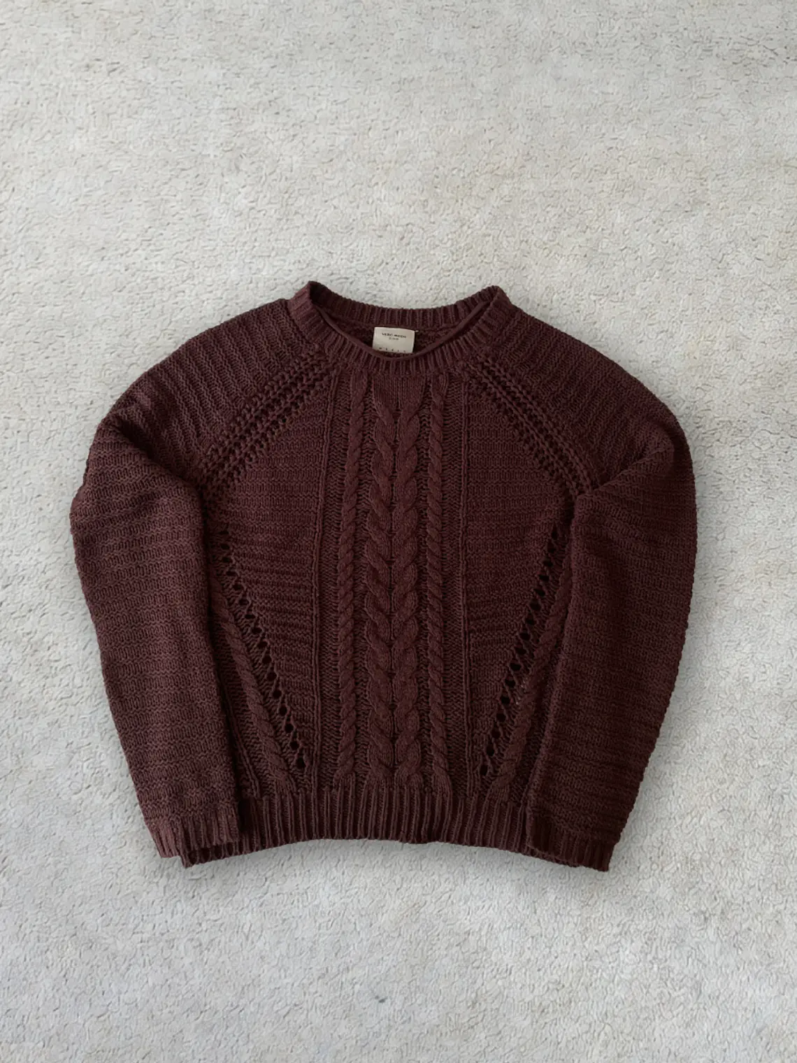 Jersey Mujer Color Vino Vero Moda M Knit Sweater 1