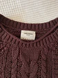 Jersey Mujer Color Vino Vero Moda M Knit Sweater - Miniatura 2